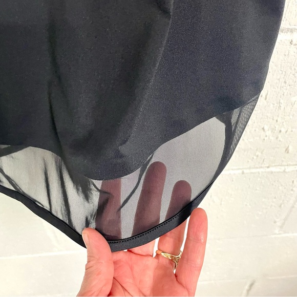 Athleta Sunlover Tank Dress‎ UPF Sheer Mesh Hem Beach Athleisure Tennis Prep SP - Picture 7 of 11